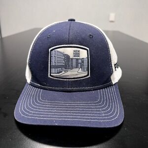 New York Hat Cap Snap Back Mesh Back Trucker Blue White Ouray